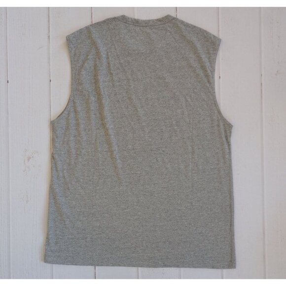 Dunning Men’s Heather Gray Sleeveless Performance Tee Shirt - Size XL - Picture 6 of 6